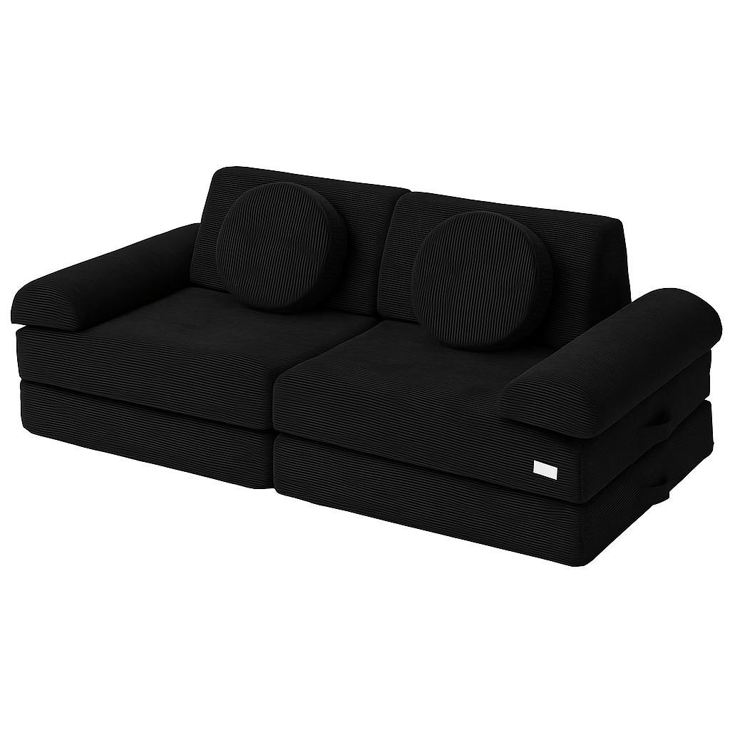 RAK Black Play Sofa – The Ultimate Kids’ Play Sofa Set for Imagination & Fun