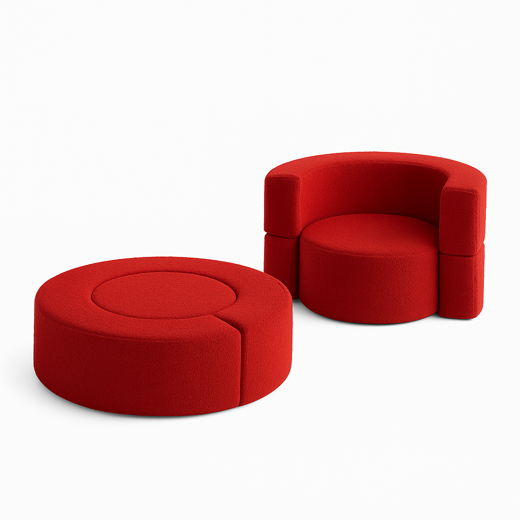 Dubai red Play Pod – The Ultimate Kids’ Play Sofa Set for Imagination & Fun