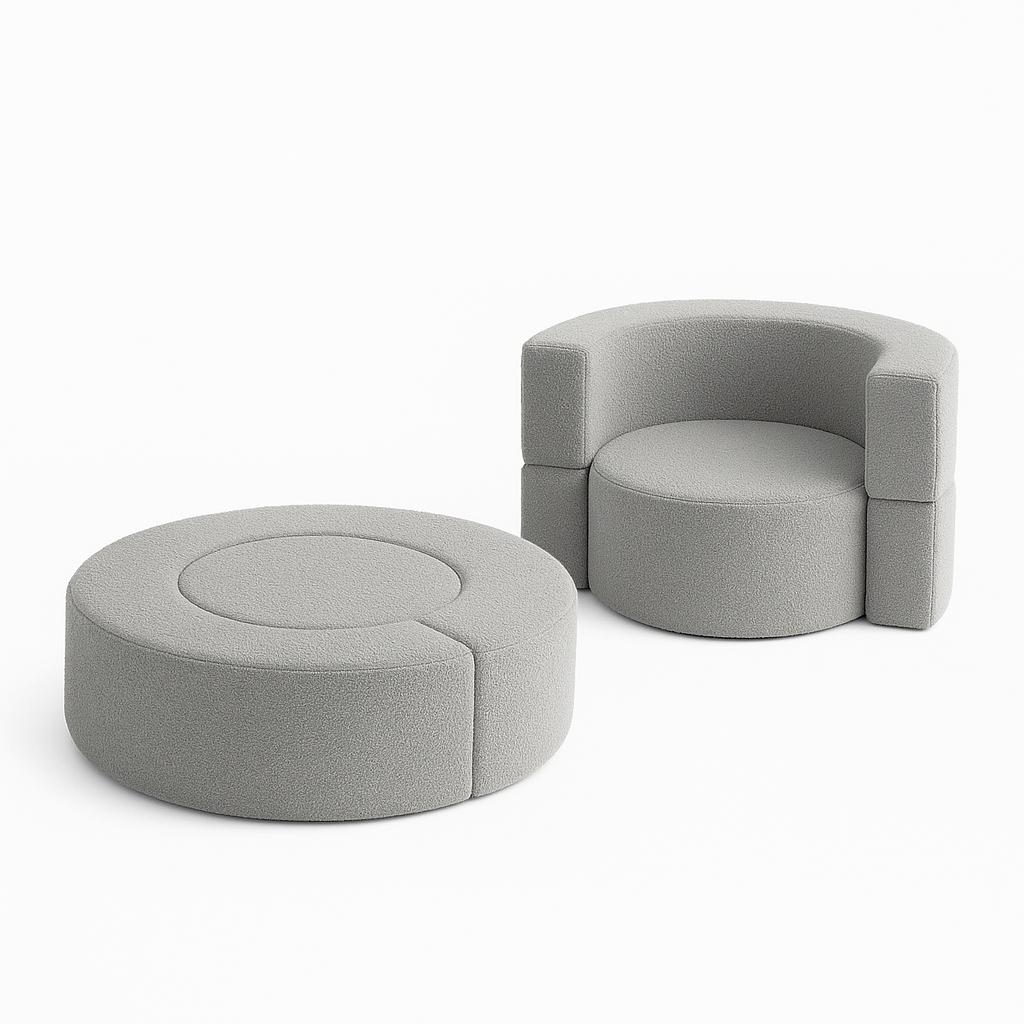 Dubai Grey Play Pod– The Ultimate Kids’ Play Sofa Set for Imagination & Fun