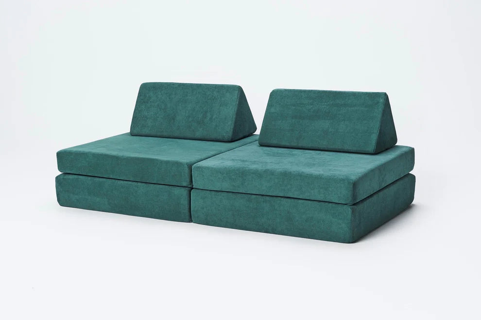 Ajman Emerald Green Play Sofa – The Ultimate Kids’ Play Sofa Set for Imagination & Fun